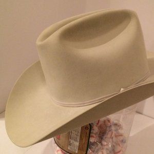 Resistol 15X Beaver Diamond Horseshoe Cowboy Hat Size 7-1/4